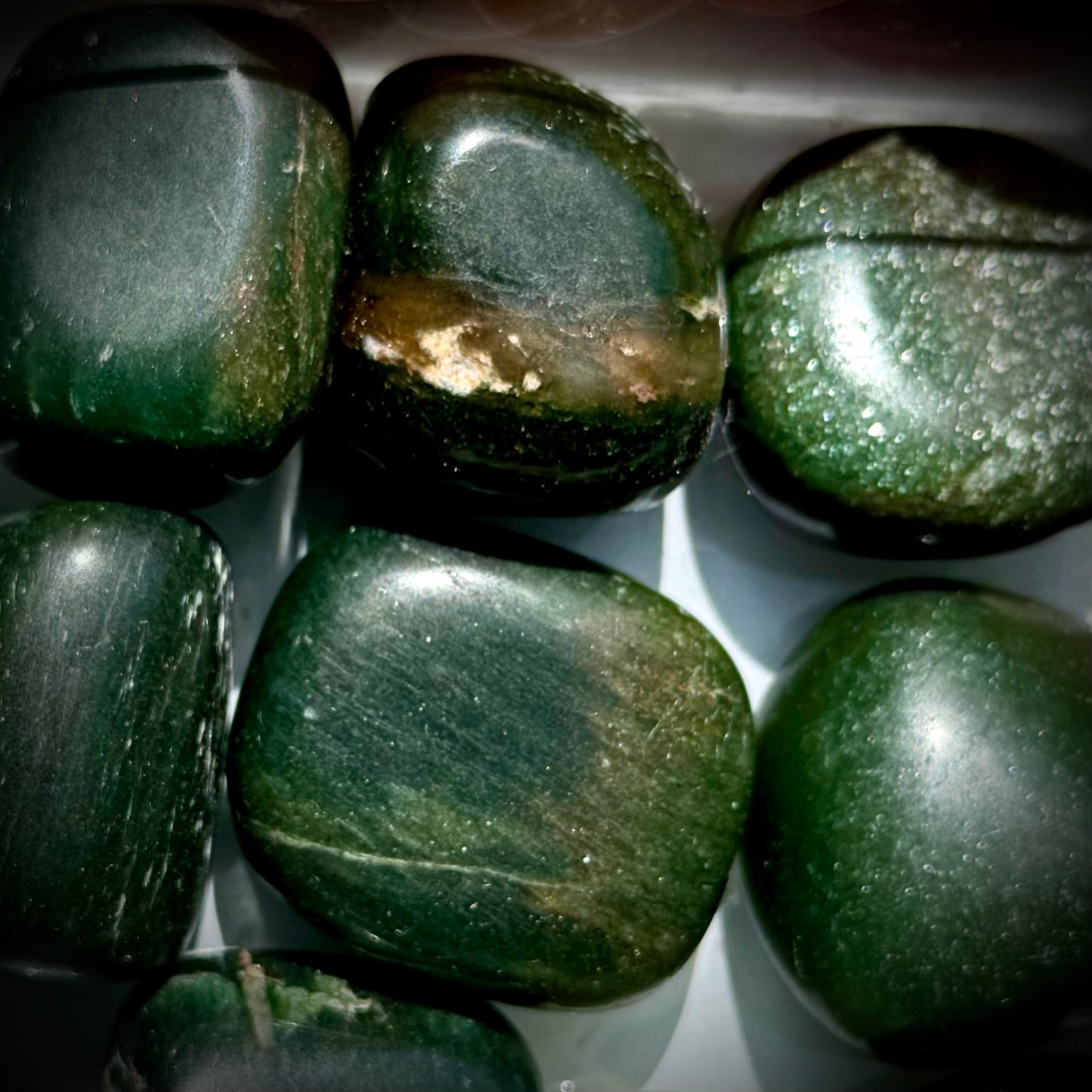 Dark Green Aventurine Tumblestones