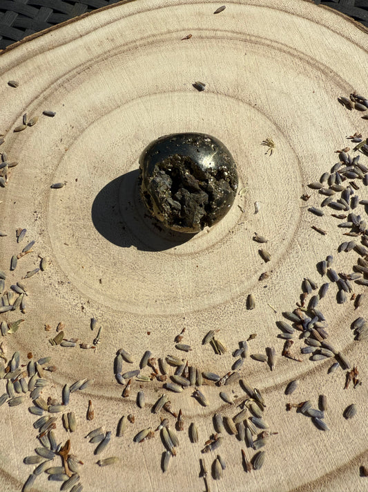 Polished Pyrite Boulder
