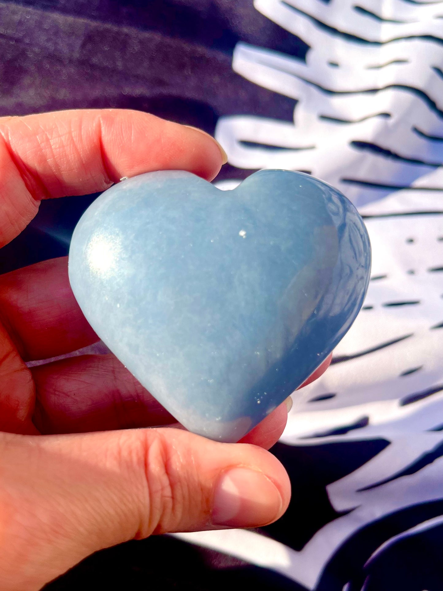 Angelite Heart