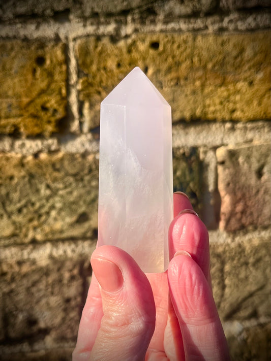 Rare Lavender / Yttrium Fluorite tower - small