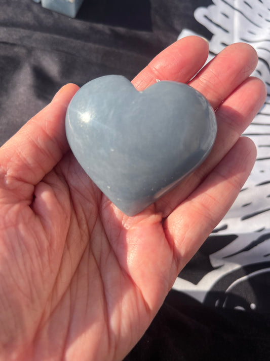 Angelite Heart
