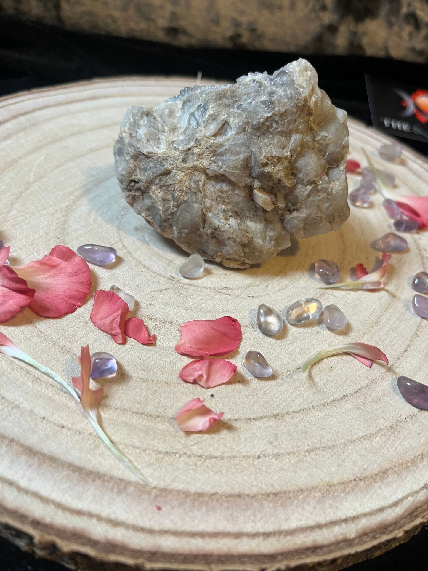 ‘Child’ - Druzey grey amethyst geode - collectors grade. 40g