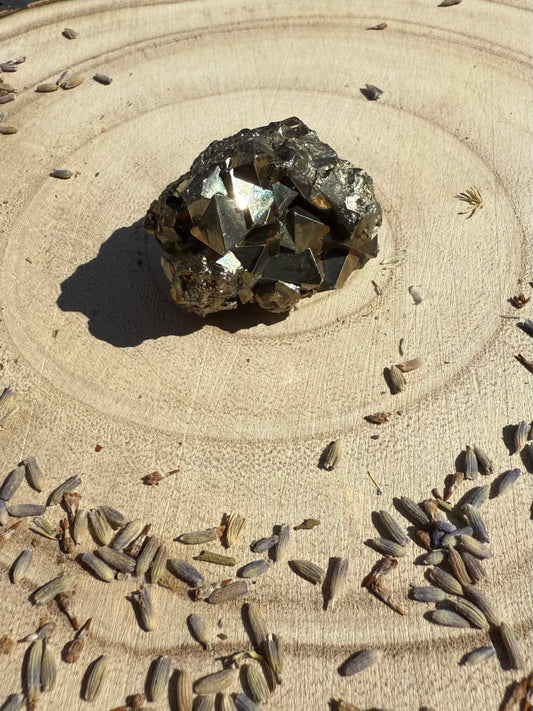 Cubic Pyrite Cluster
