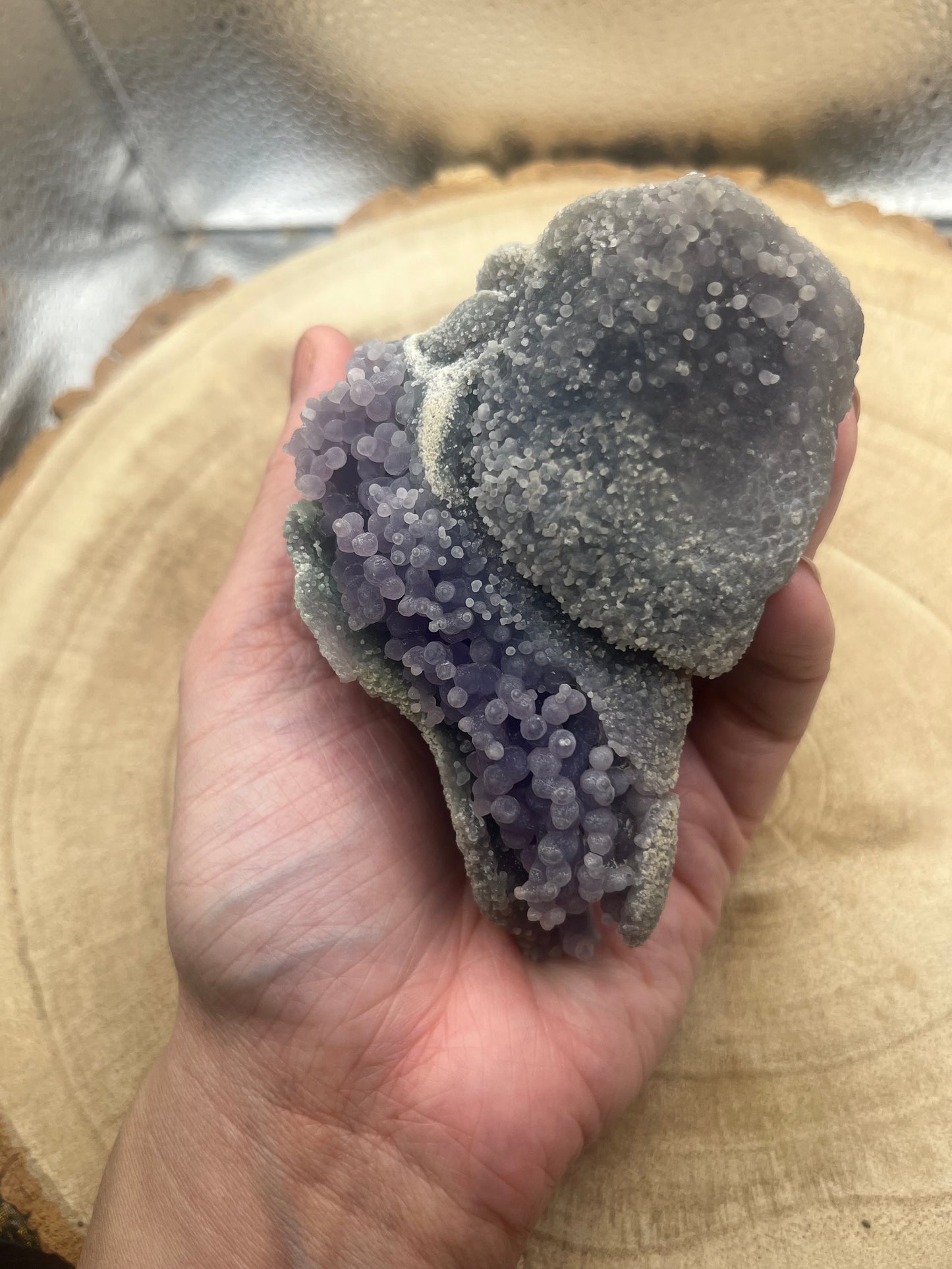 Grape Chalcedony Piece 1 - 11cm
