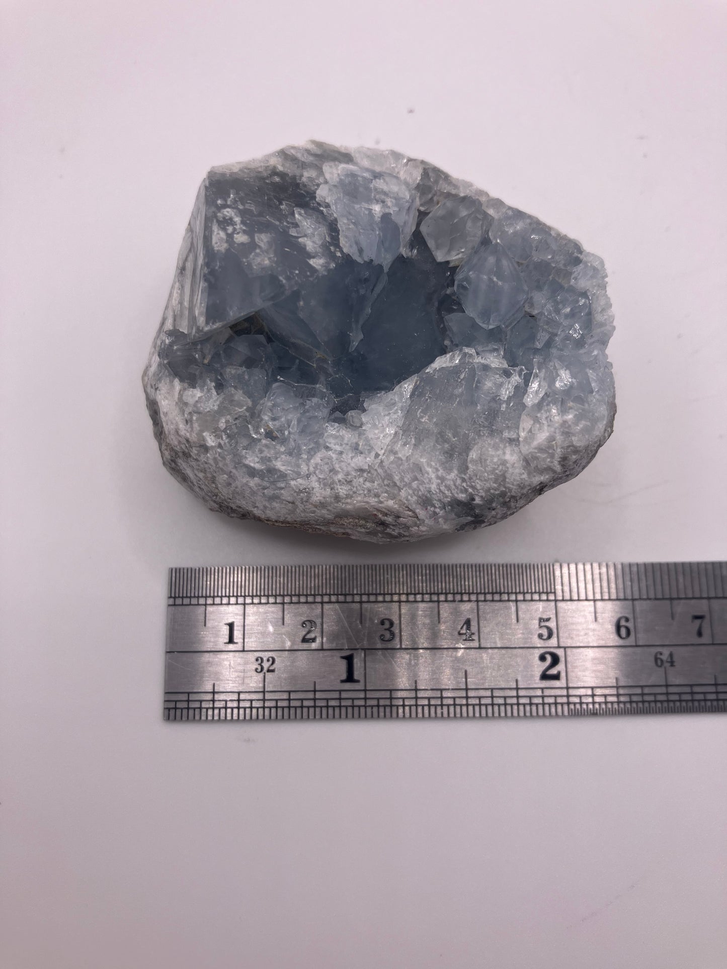 Egg shaped Celestite cluster 6cm