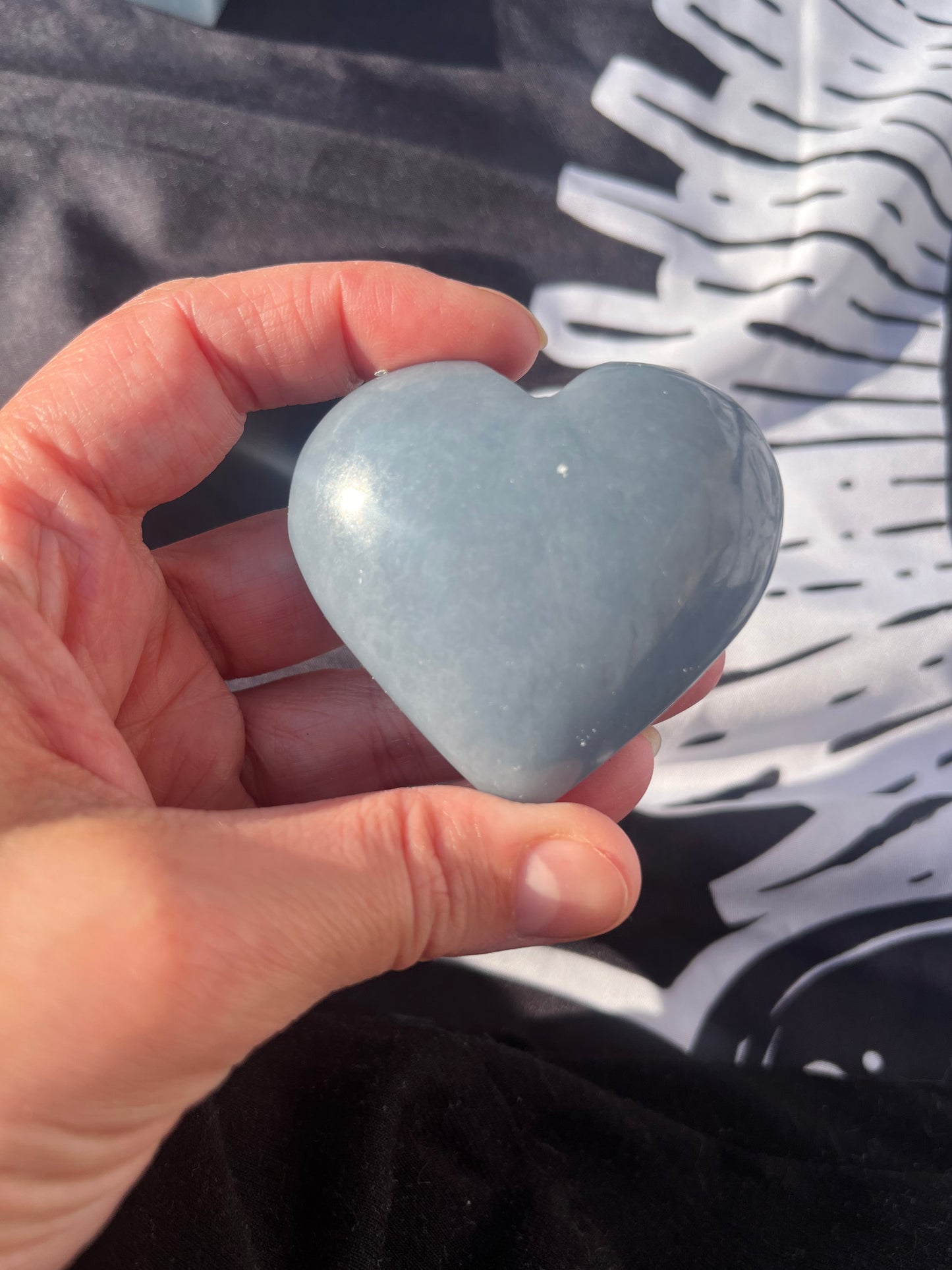 Angelite Heart