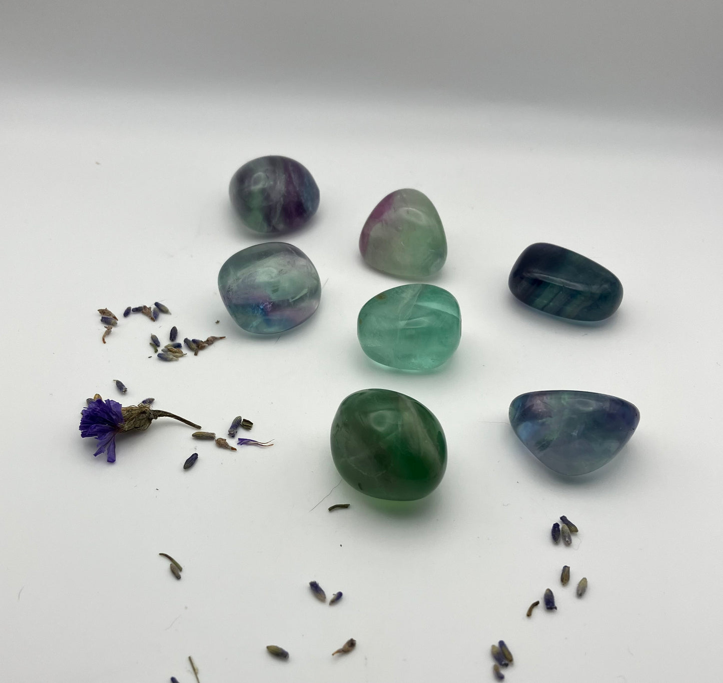 Fluorite tumblestones