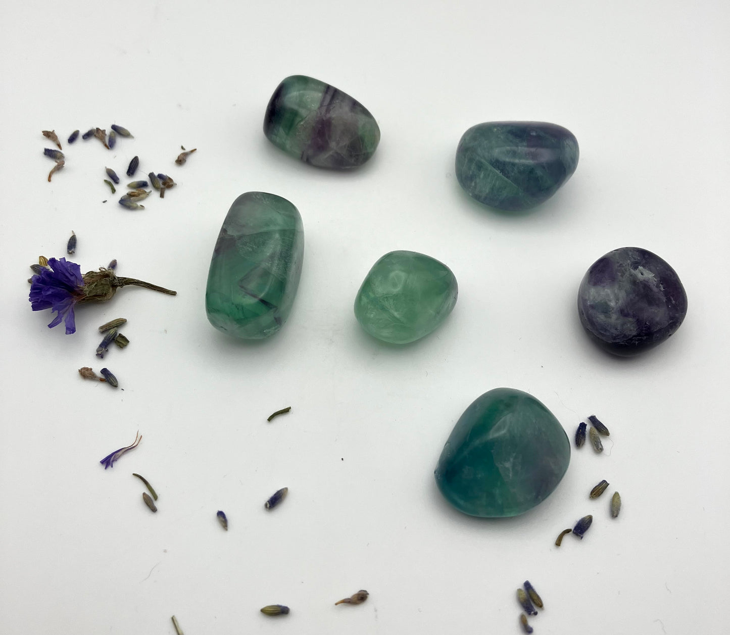 Fluorite tumblestones