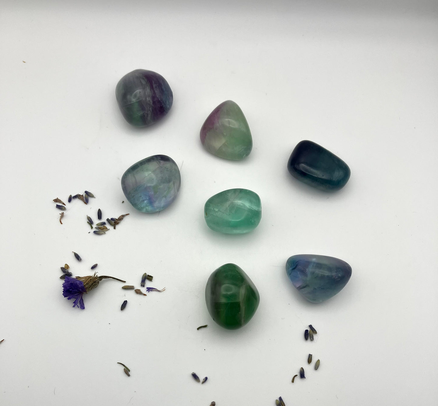 Fluorite tumblestones