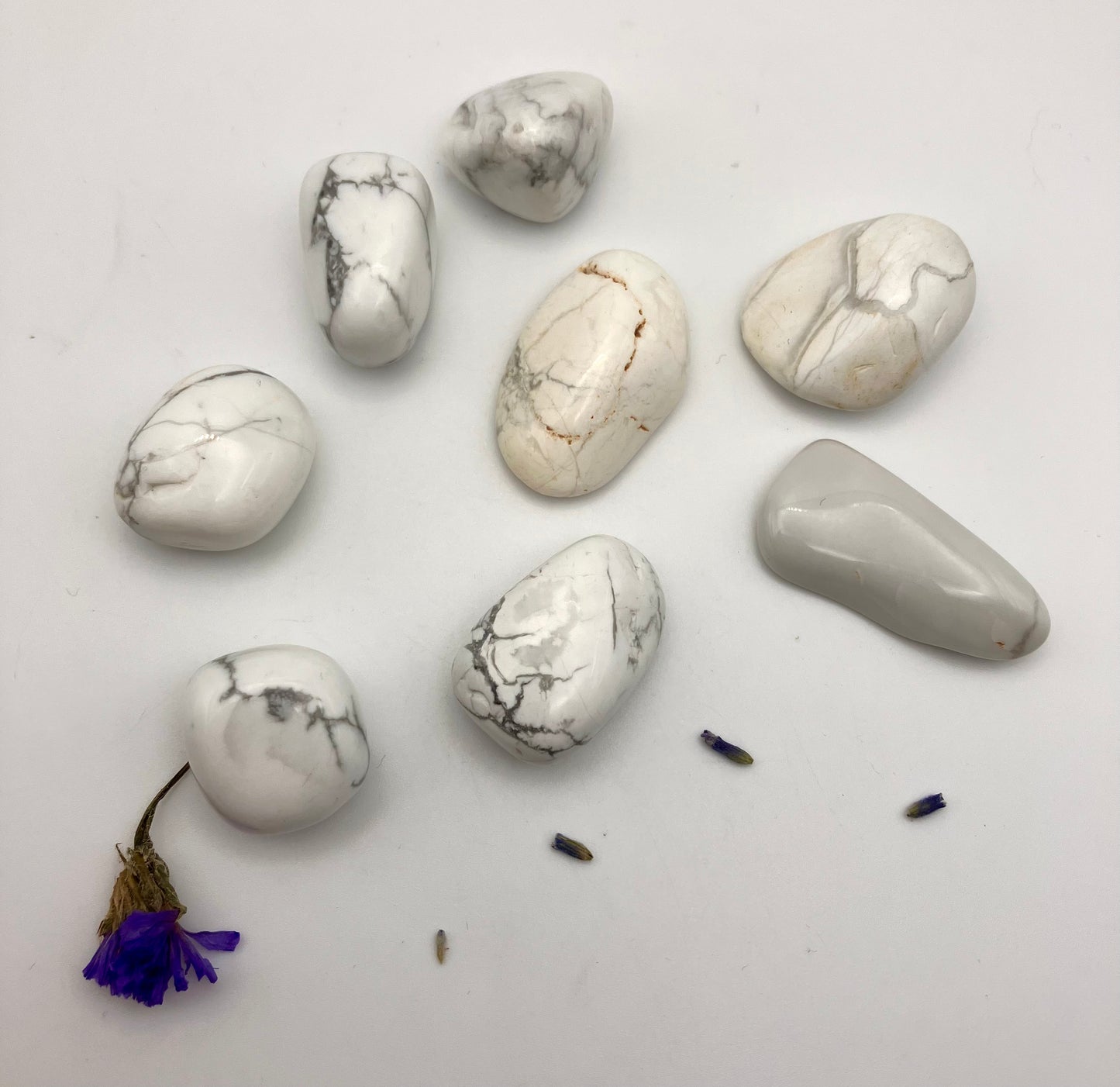 White Howlite Tumblestones