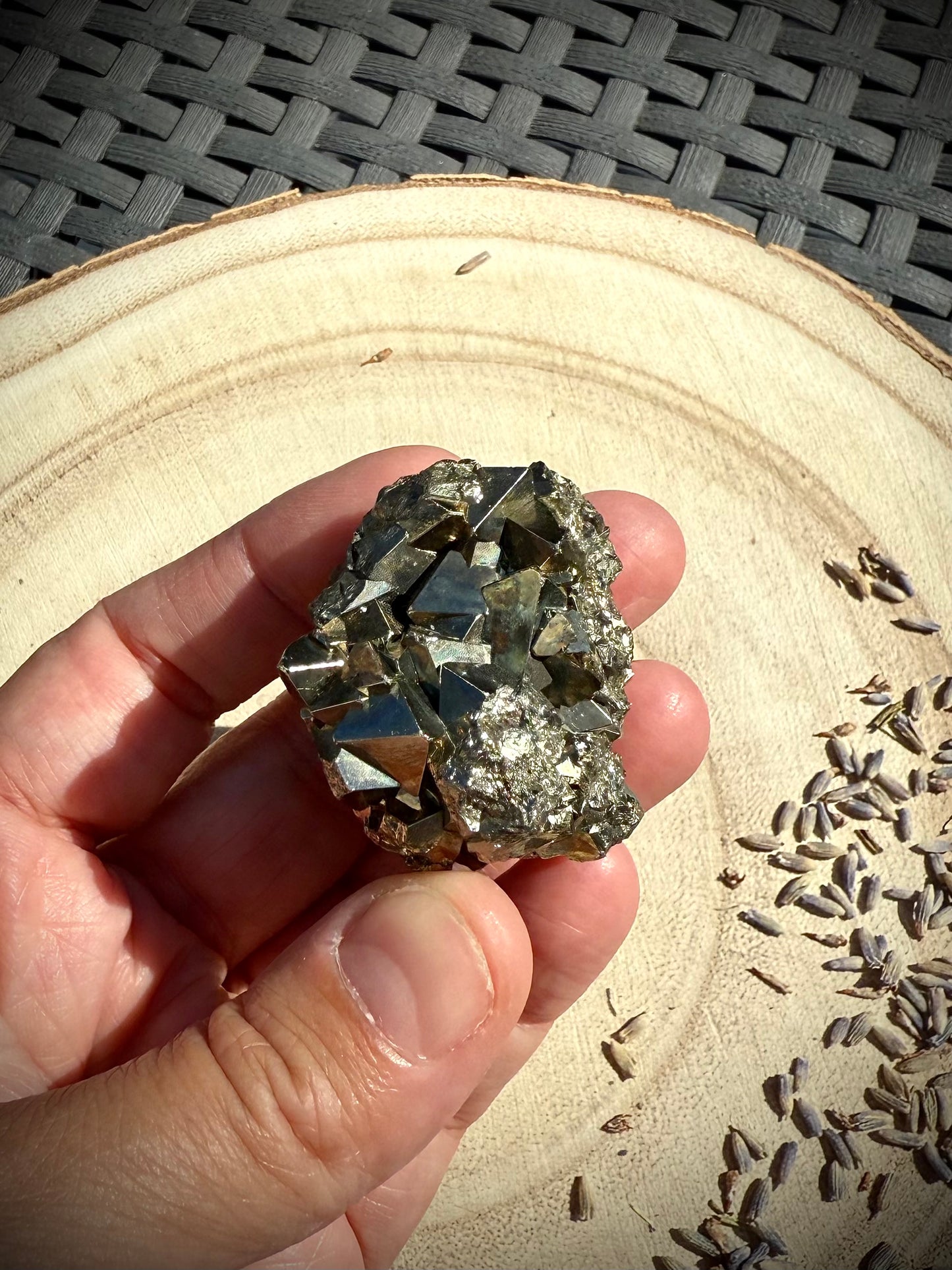 Cubic Pyrite Cluster