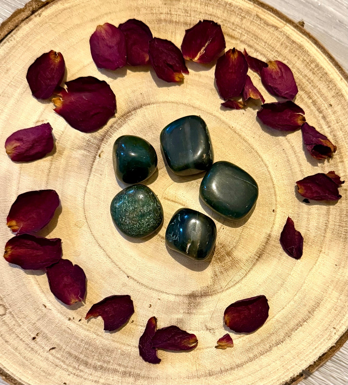 Dark Green Aventurine Tumblestones