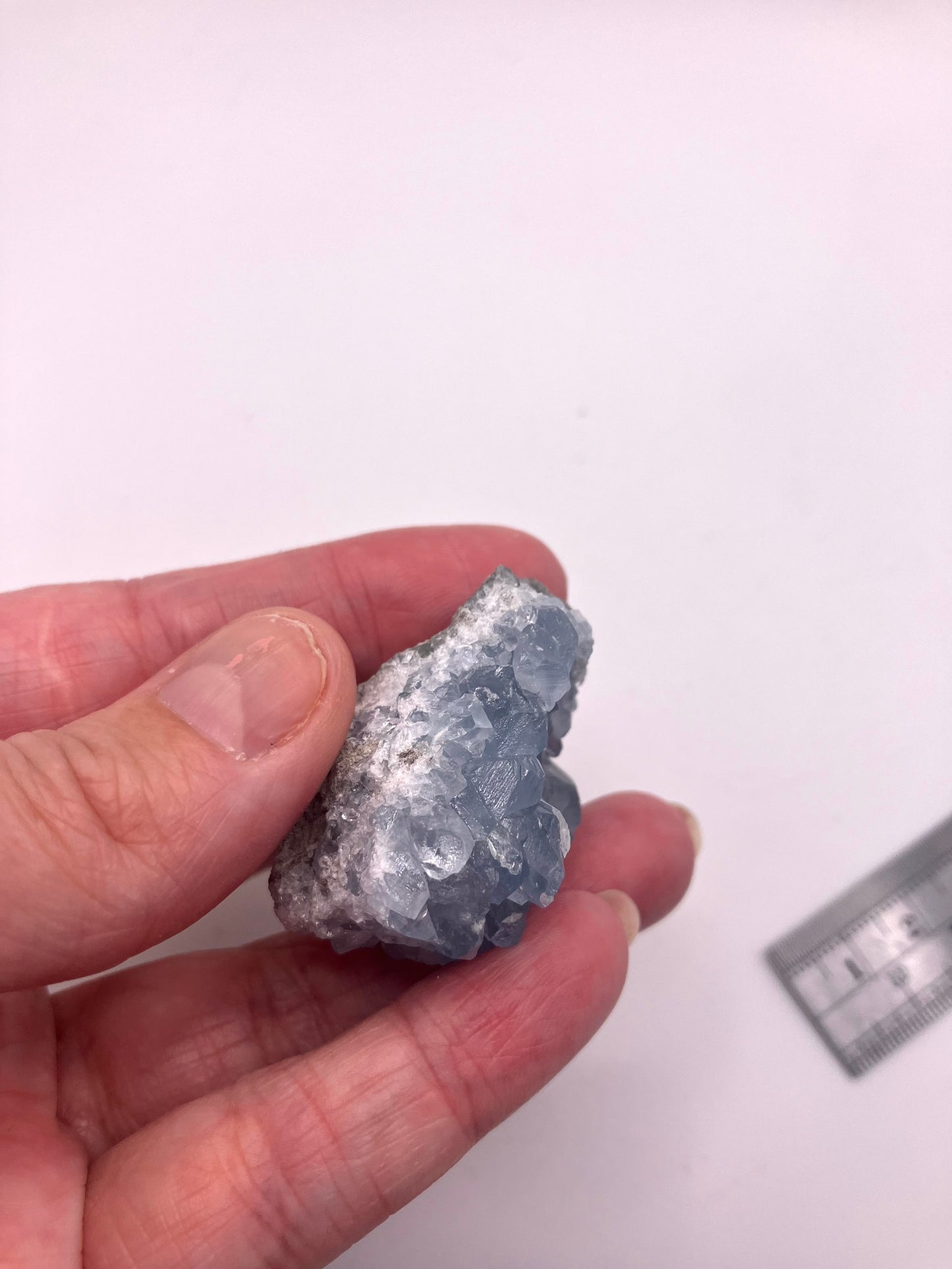 Small - medium celestite cluster E 4cm