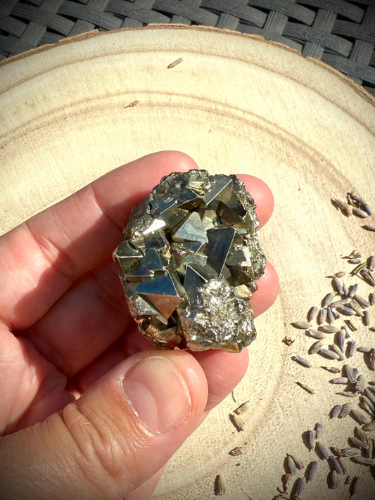 Cubic Pyrite Cluster