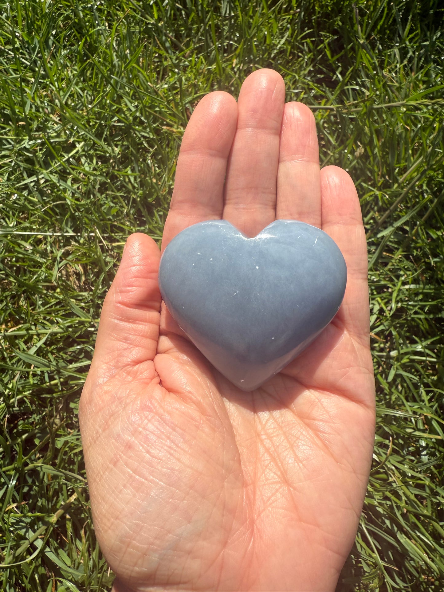 Angelite Heart
