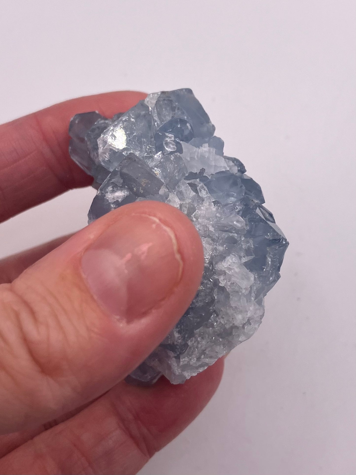 medium celestite cluster C 6.5cm