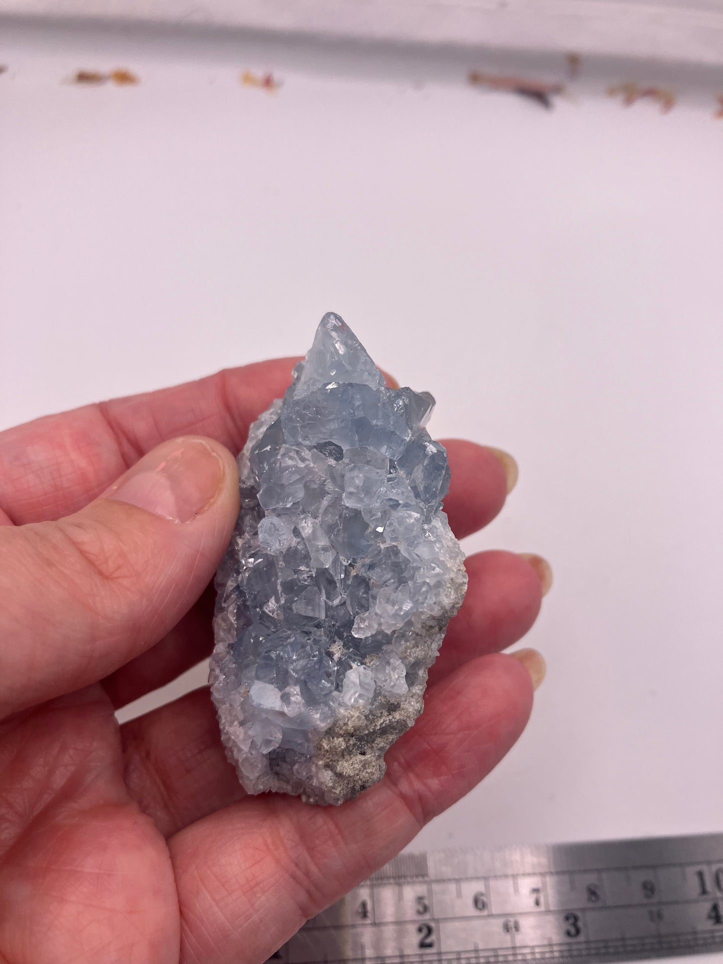 medium celestite cluster C 6.5cm