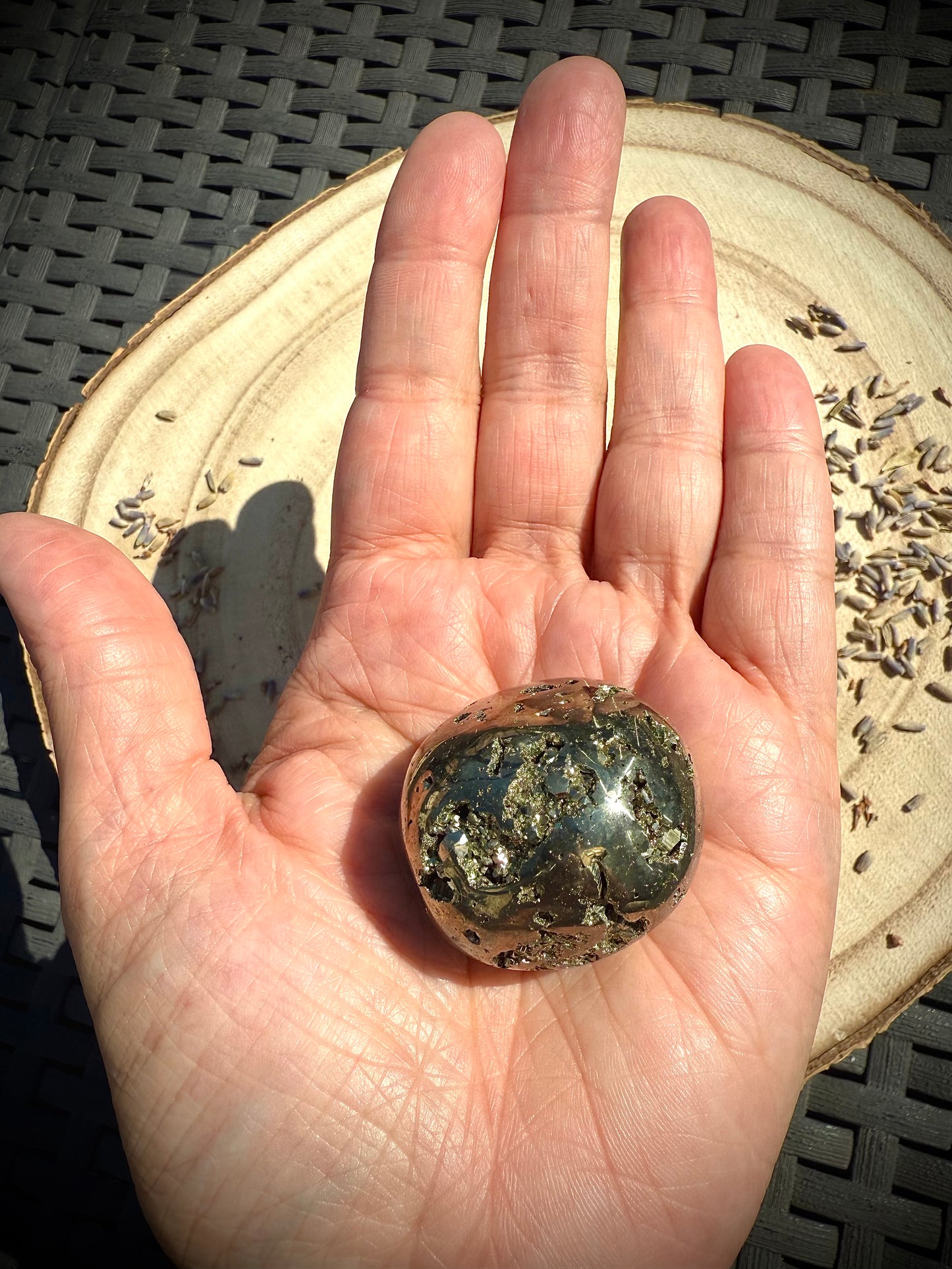 Polished Pyrite Boulder