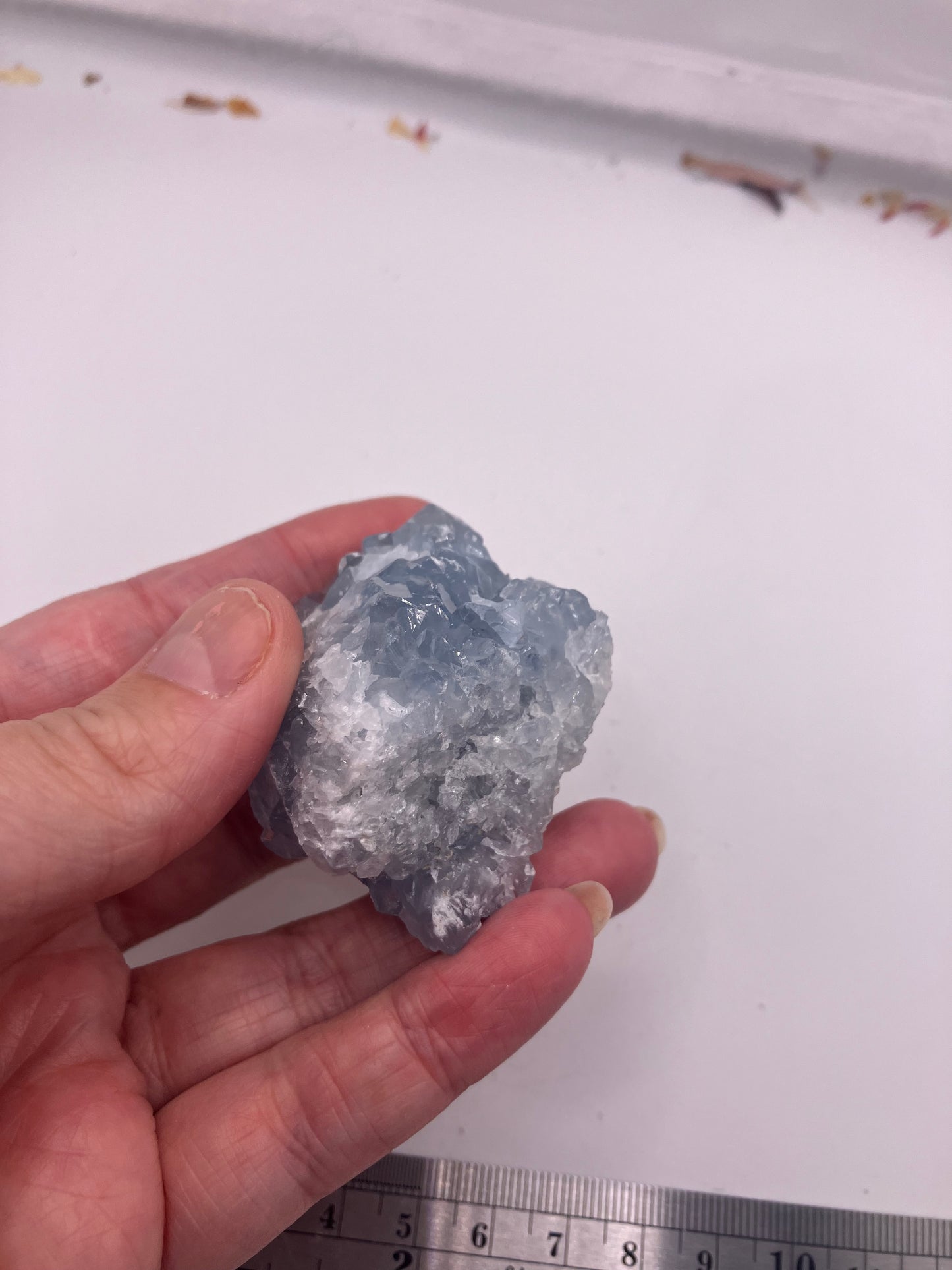 medium celestite cluster C 6.5cm