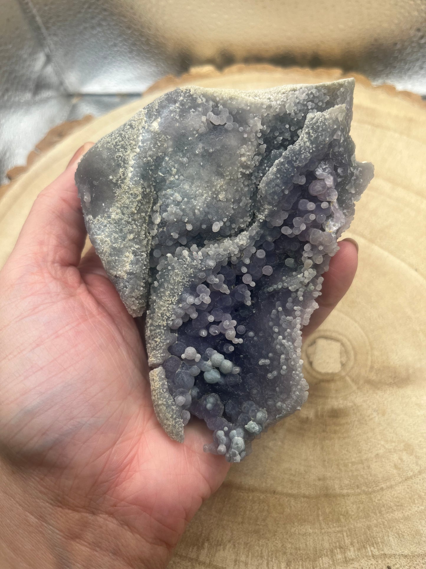 Grape Chalcedony Piece 1 - 11cm