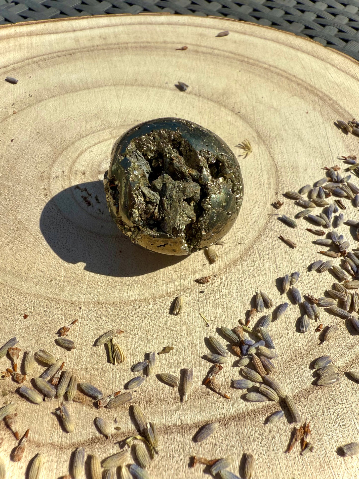 Polished Pyrite Boulder