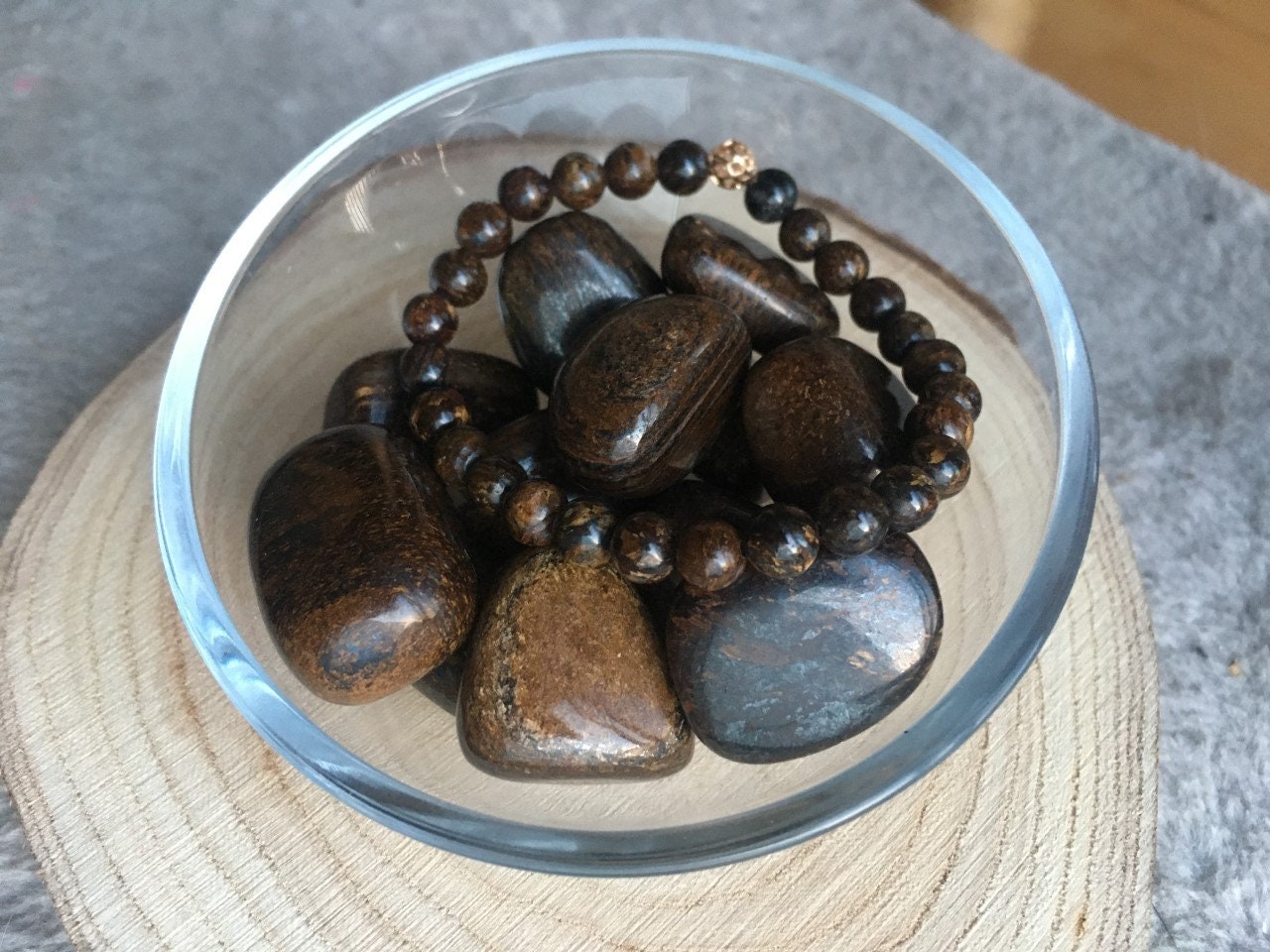 Bronzite Tumblestones / 2 sizes