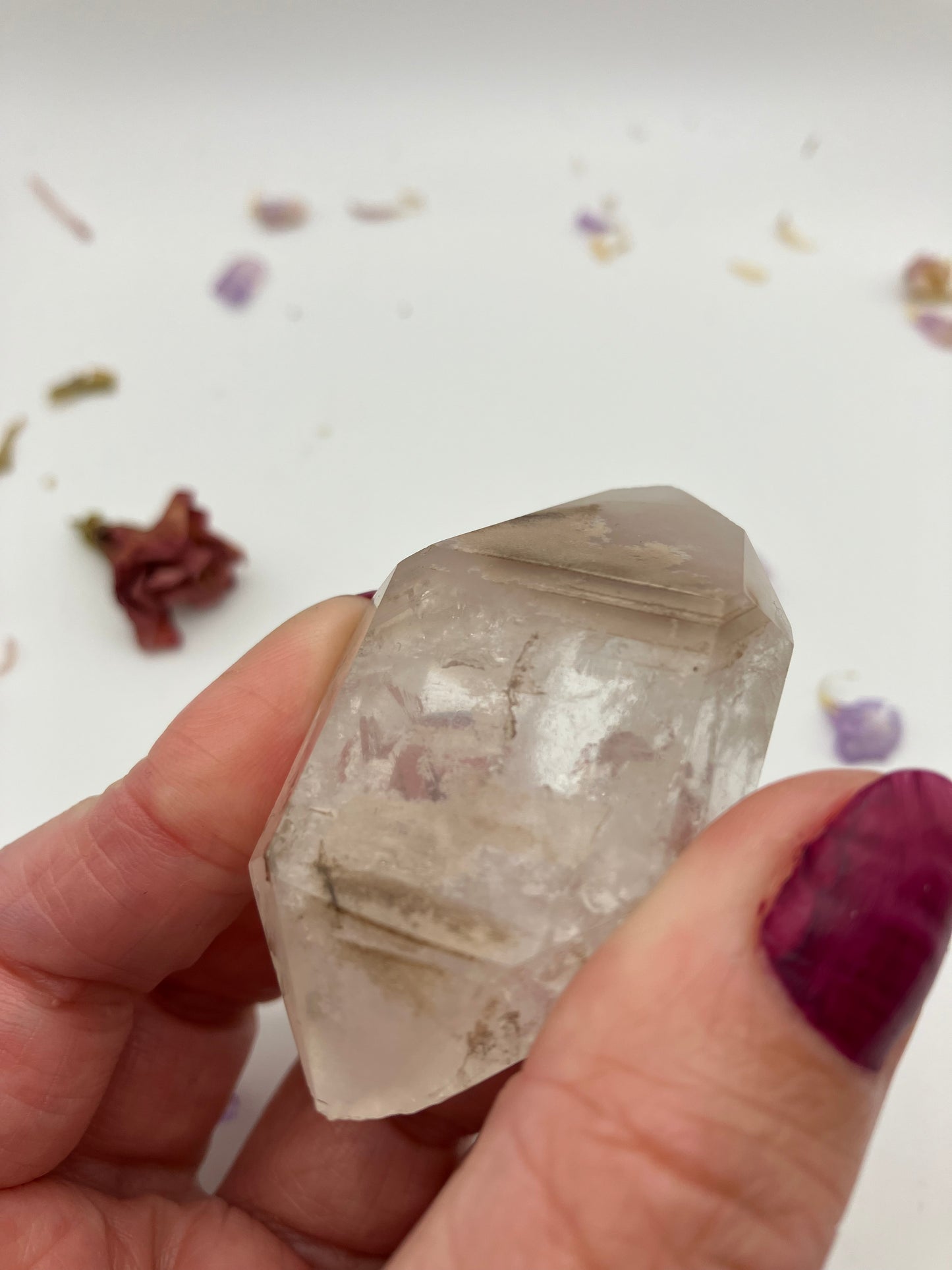 Polished Lithium Quartz DT point