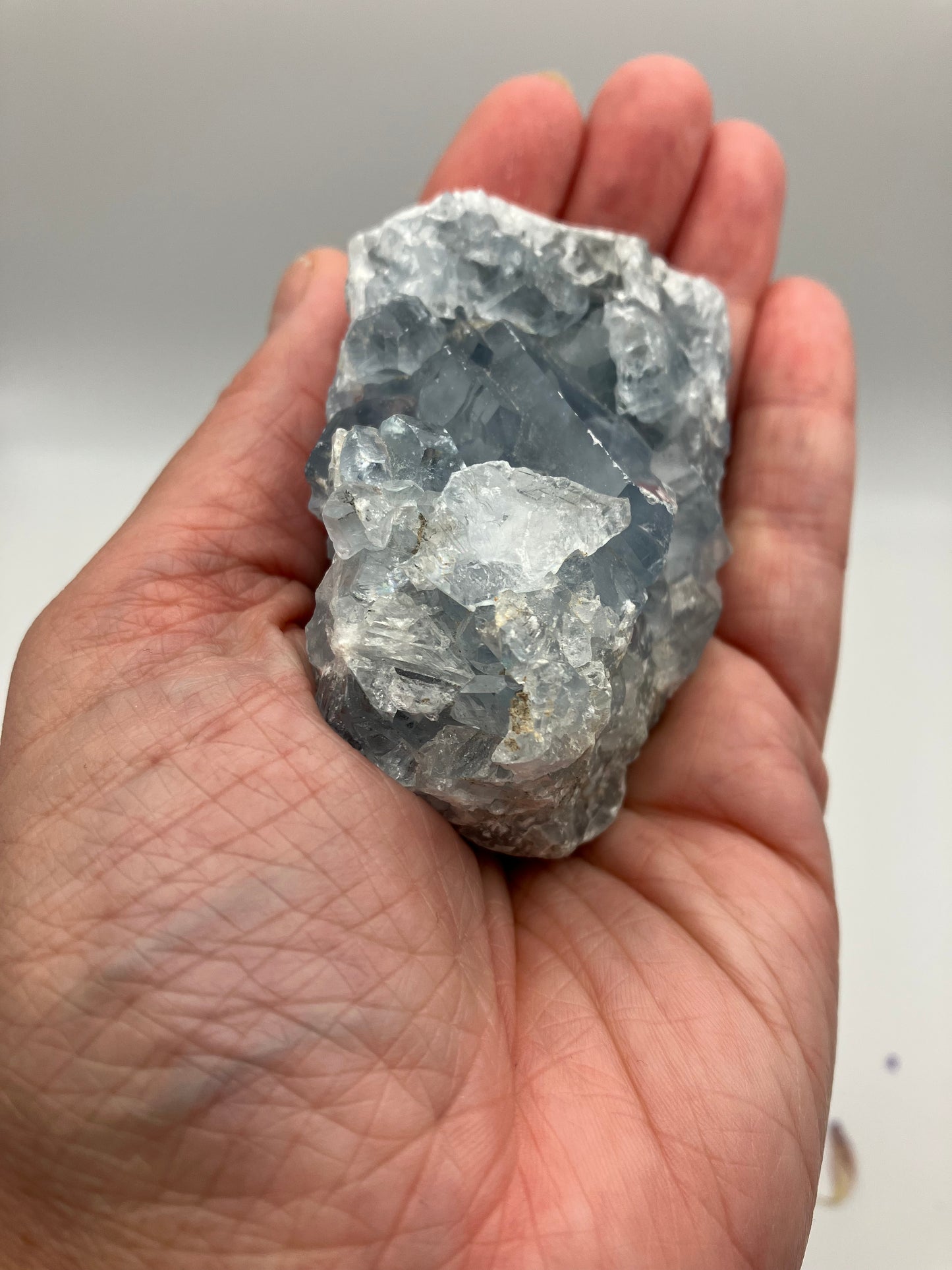 Celestite cluster 227g