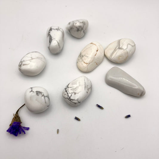 White Howlite Tumblestones