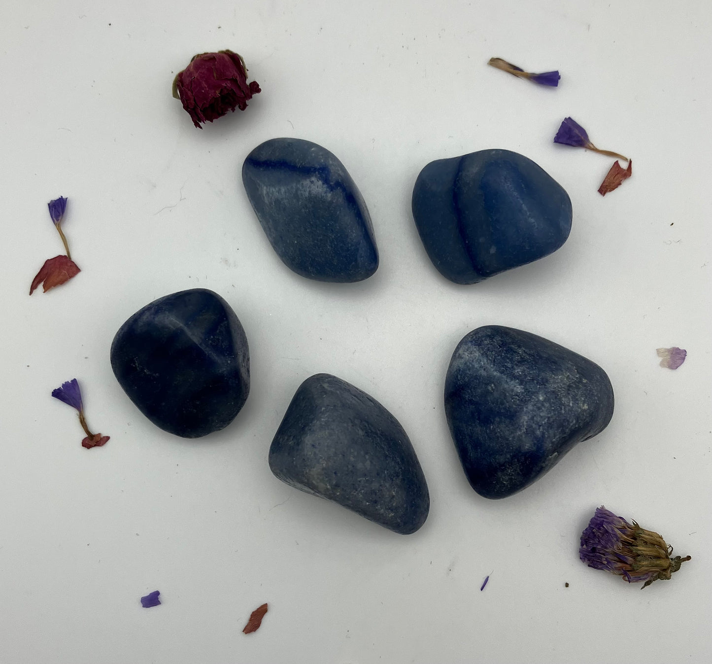 Medium Blue Quartz Tumblestones