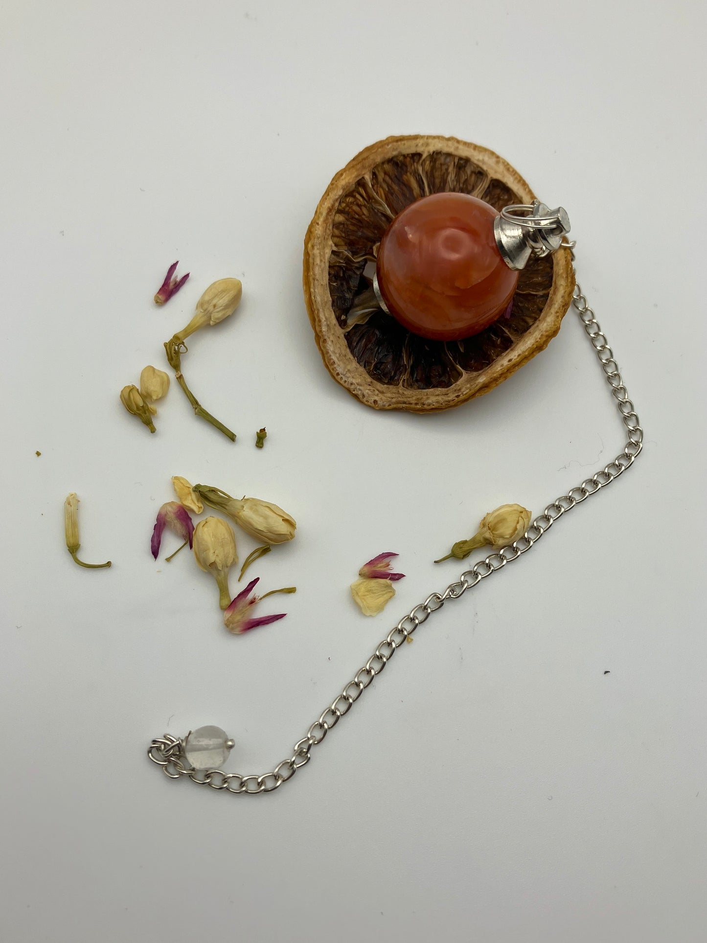 Spherical Carnelian Pendulum