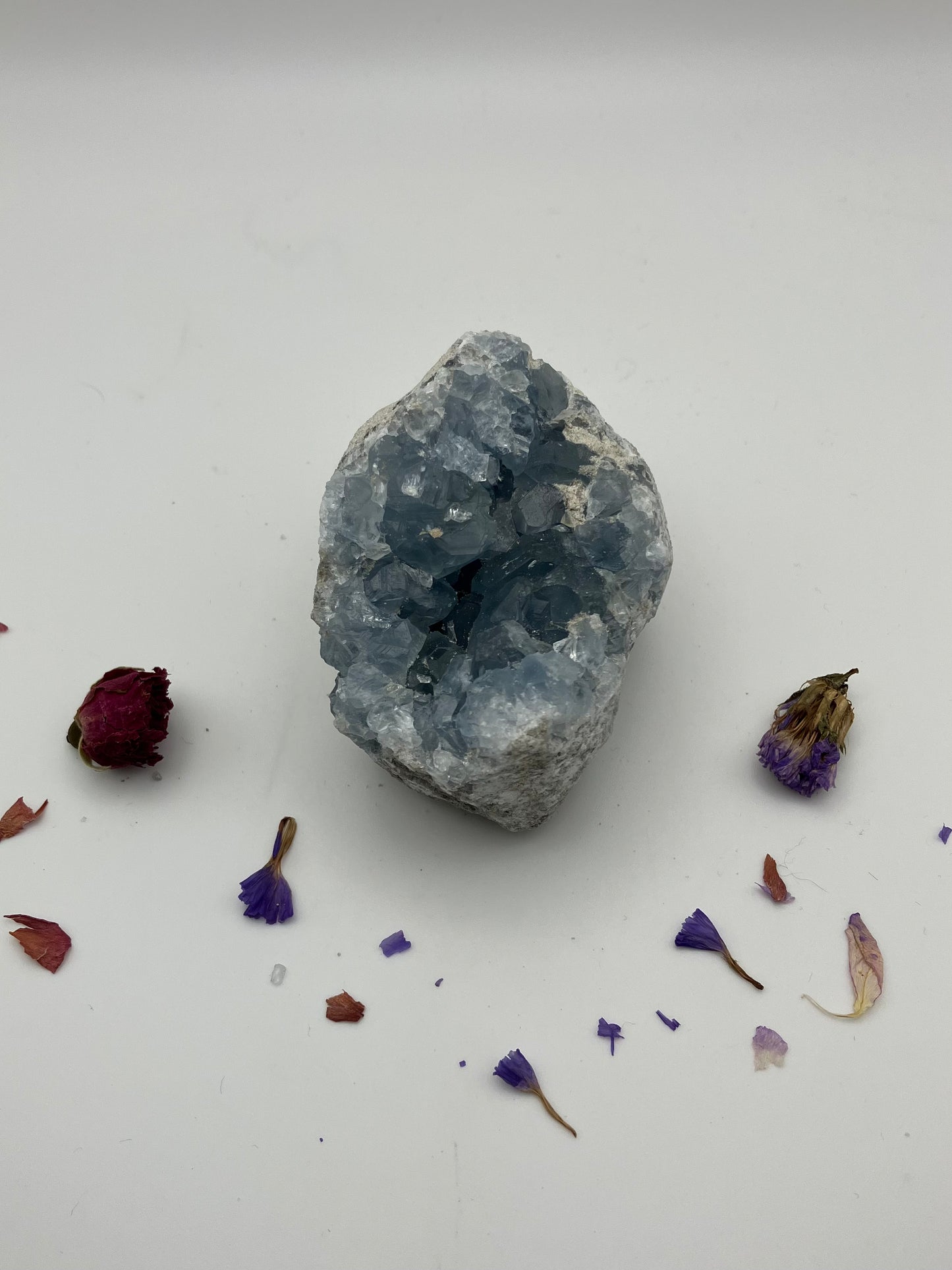 Egg shape Celestite cluster 251g