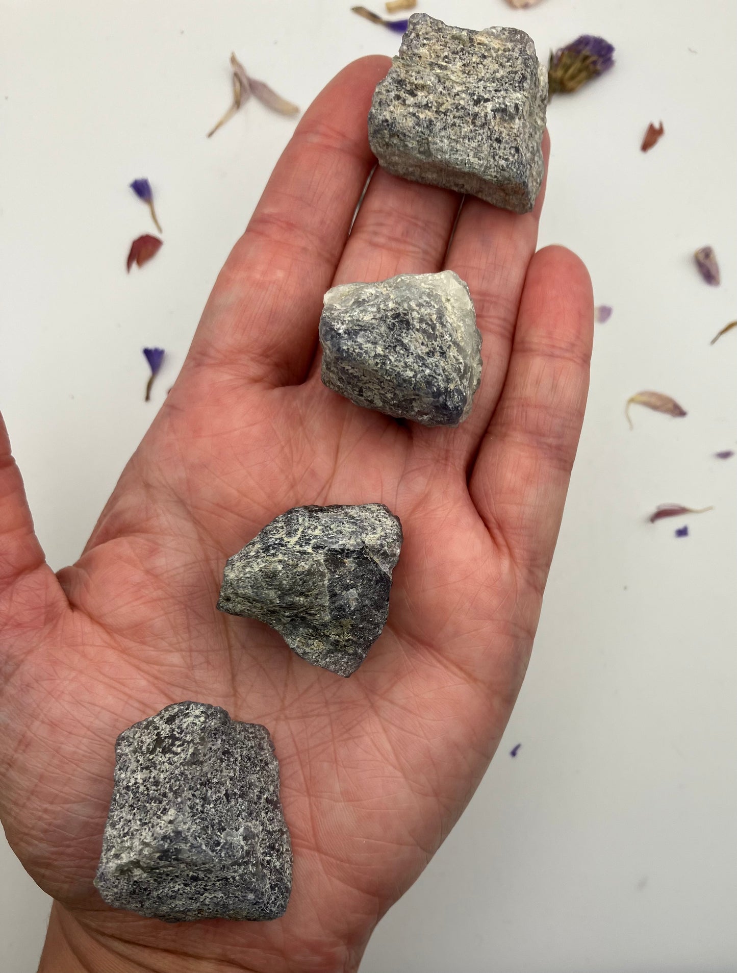 Rough Iolite pieces / Beautiful natural unpolished crystals / 3rd eye chakra / Intuition / psychic ability / calming / raw crystal / detox