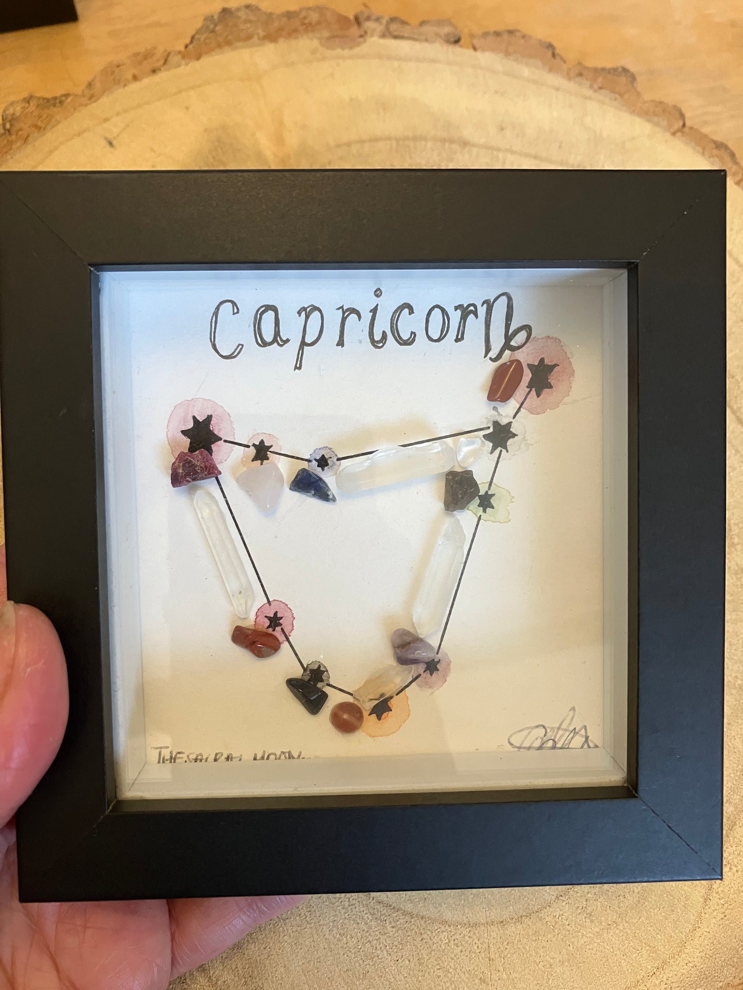 Mini Capricorn Constellation Crystal Grid