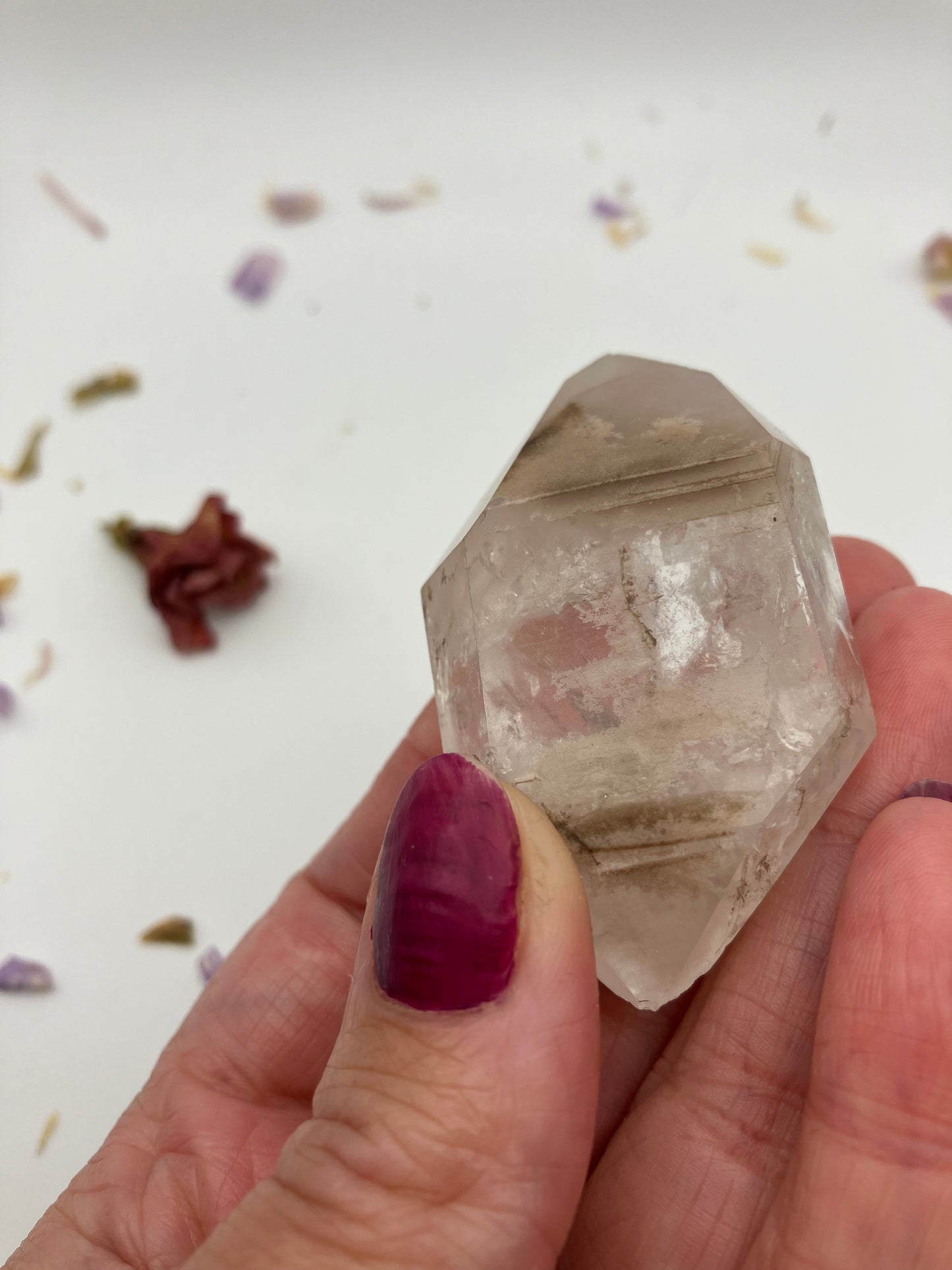 Polished Lithium Quartz DT point