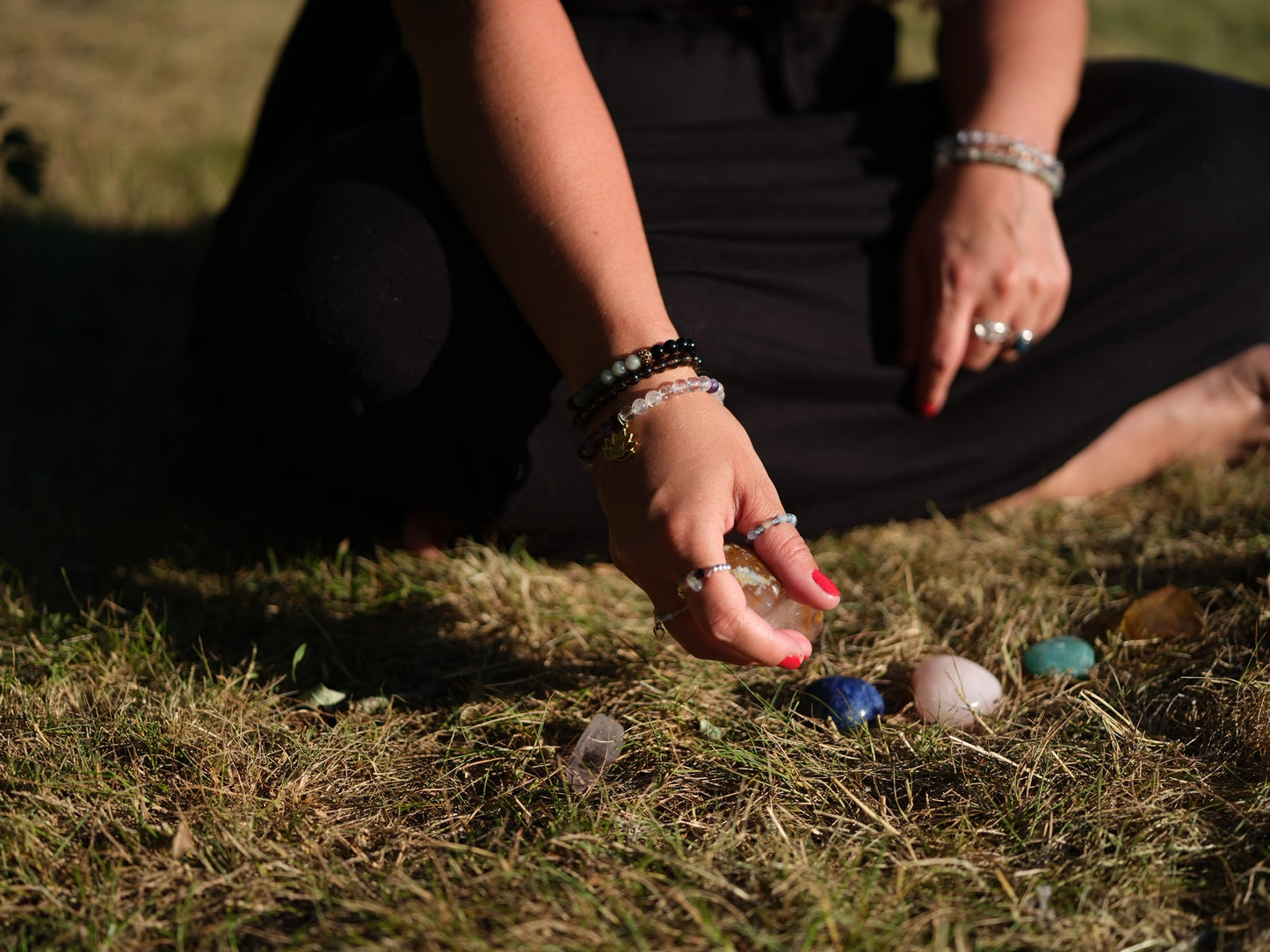 Crystal consultation with crystals
