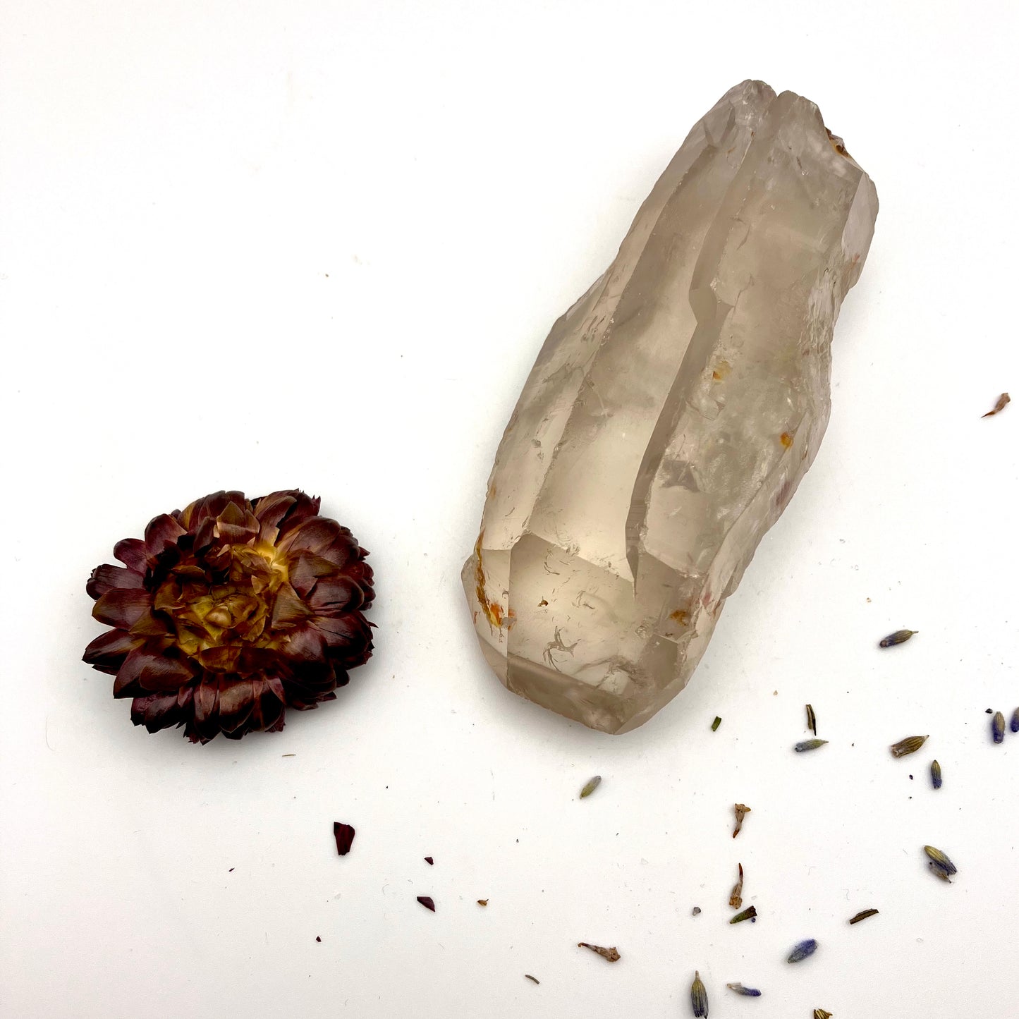 Light coloured Smoky Quartz point B - 154g