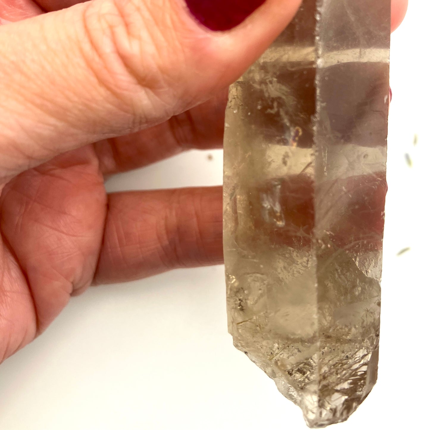 Smoky Quartz point F 73g