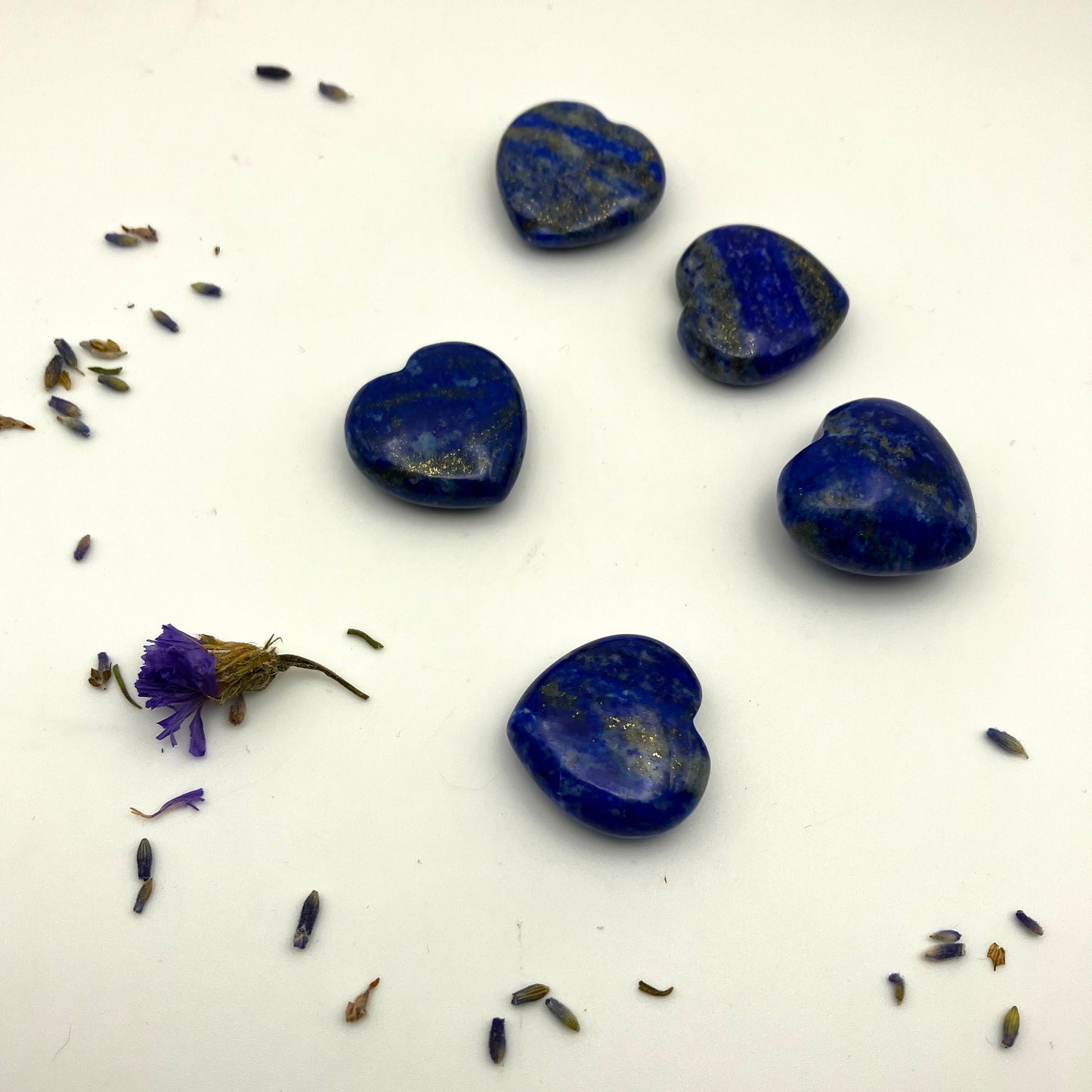 Mini Lapis Lazuli Hearts