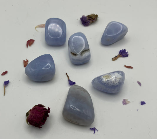 Blue Lace Agate Tumblestones