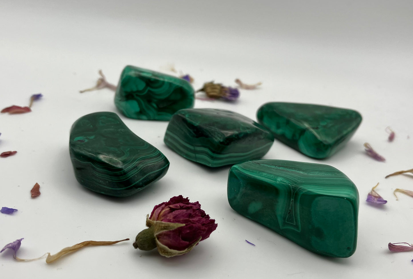 Large Malachite Tumblestones