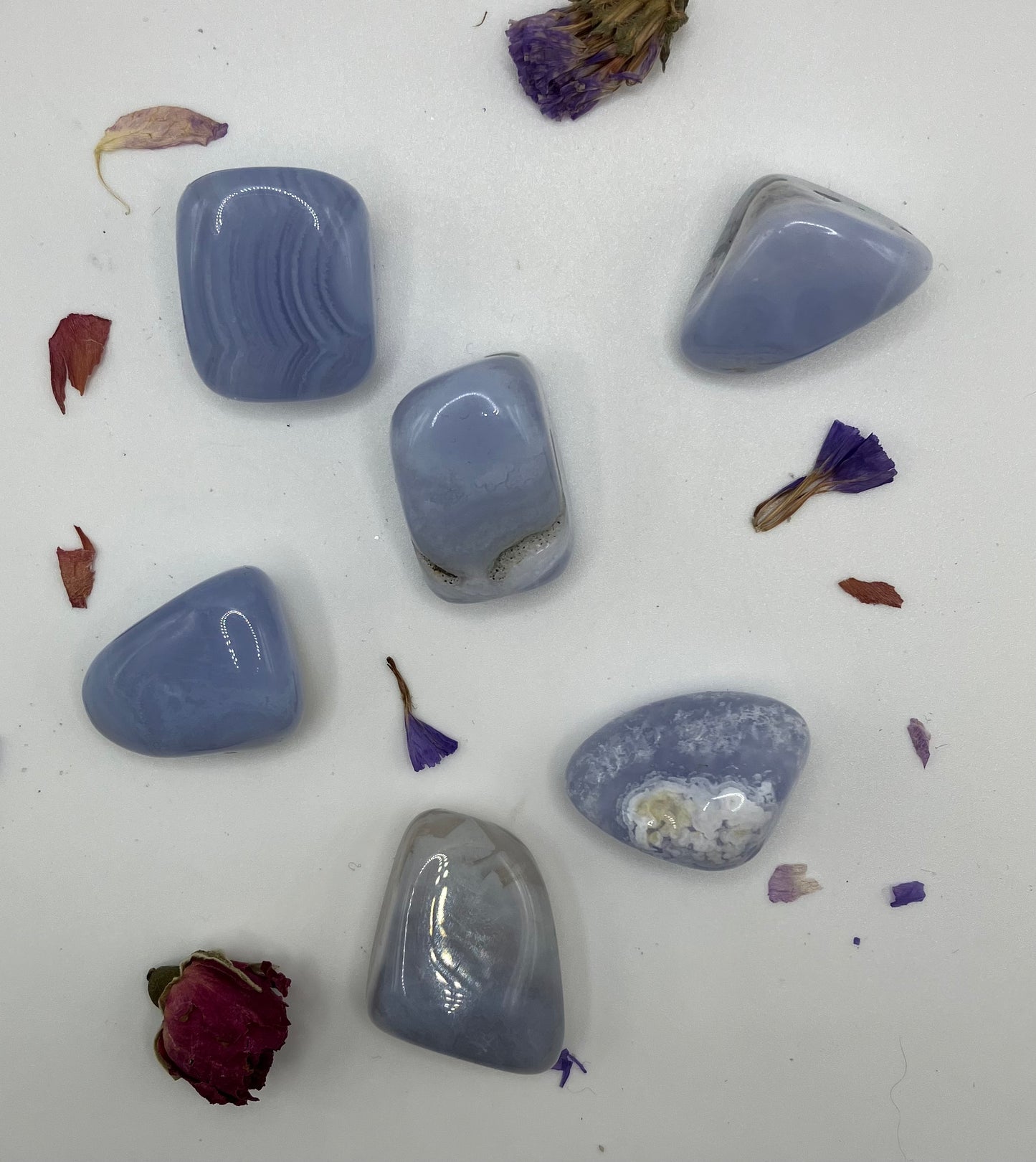 Blue Lace Agate Tumblestones