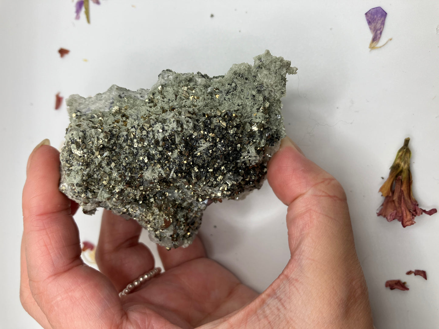 Pyrite and Black Sphalerite with Quartz needles.