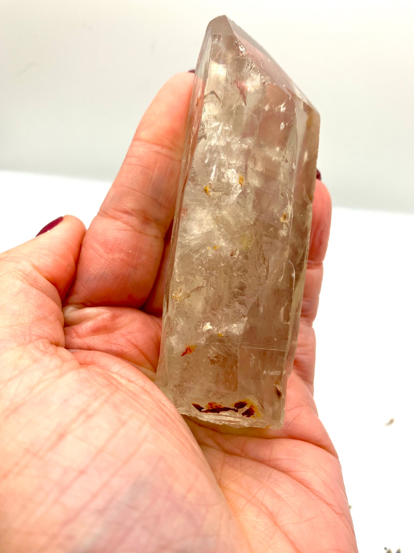 Light coloured Smoky Quartz point B - 154g