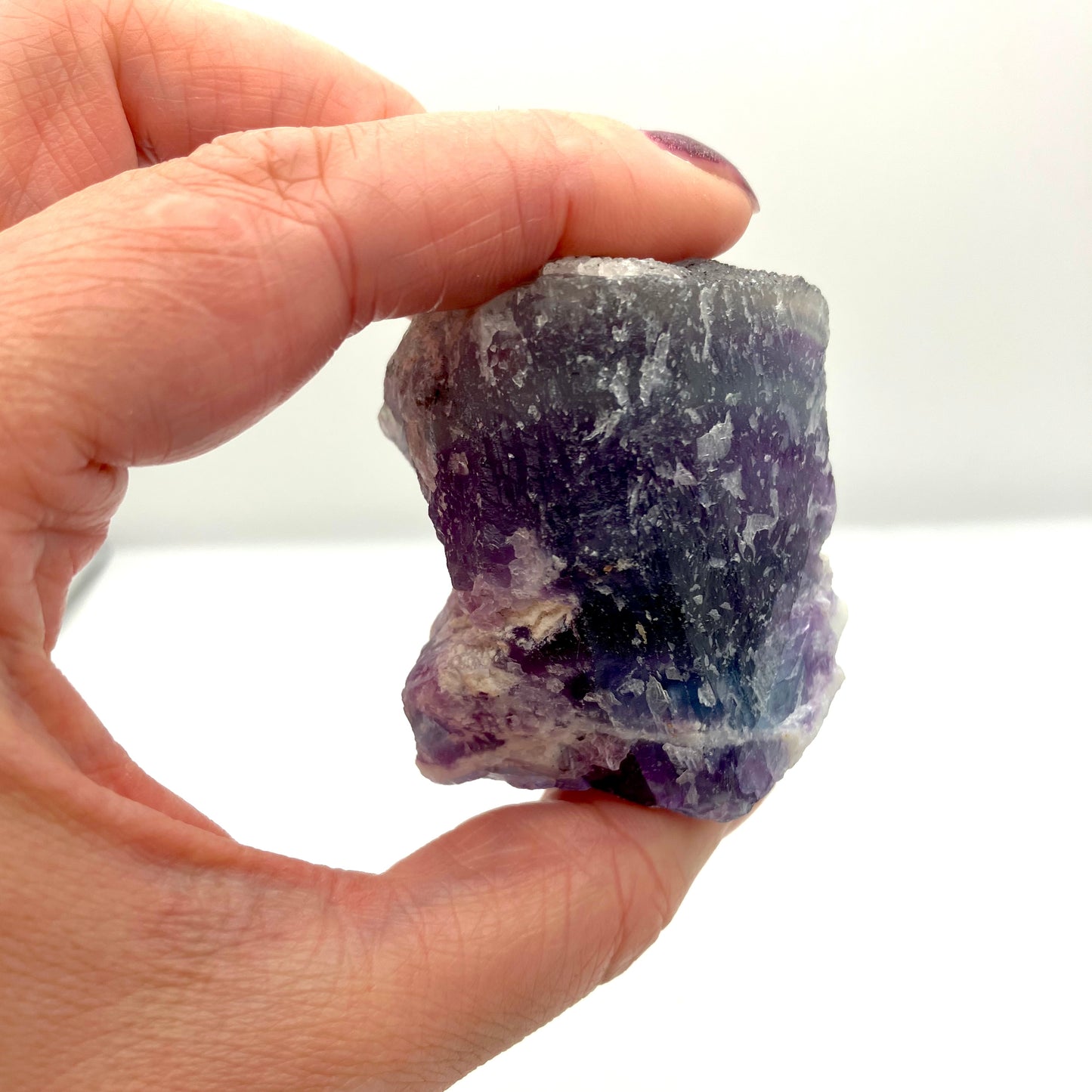 Mainly Purple Rough Fluorite chunk - 94g