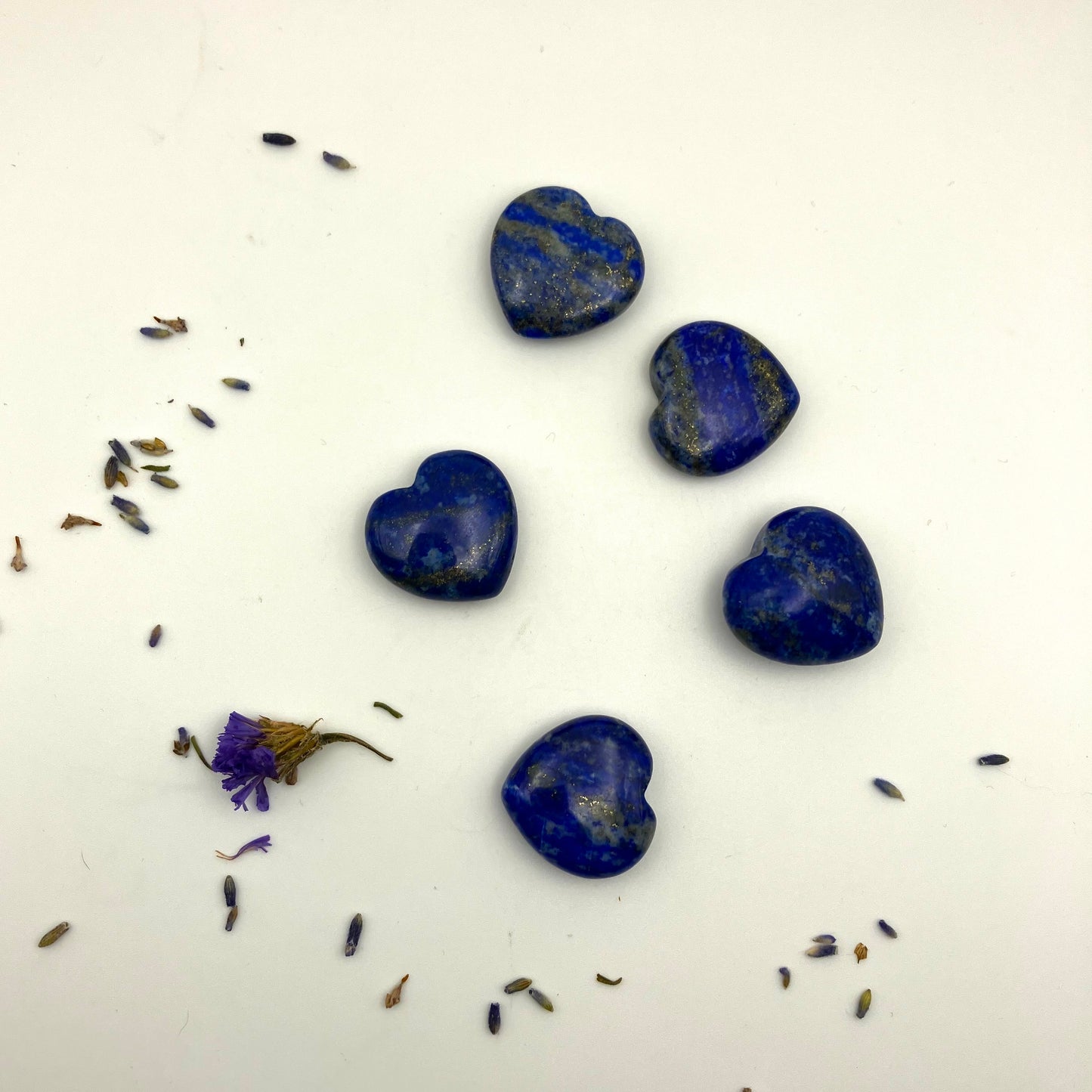 Mini Lapis Lazuli Hearts