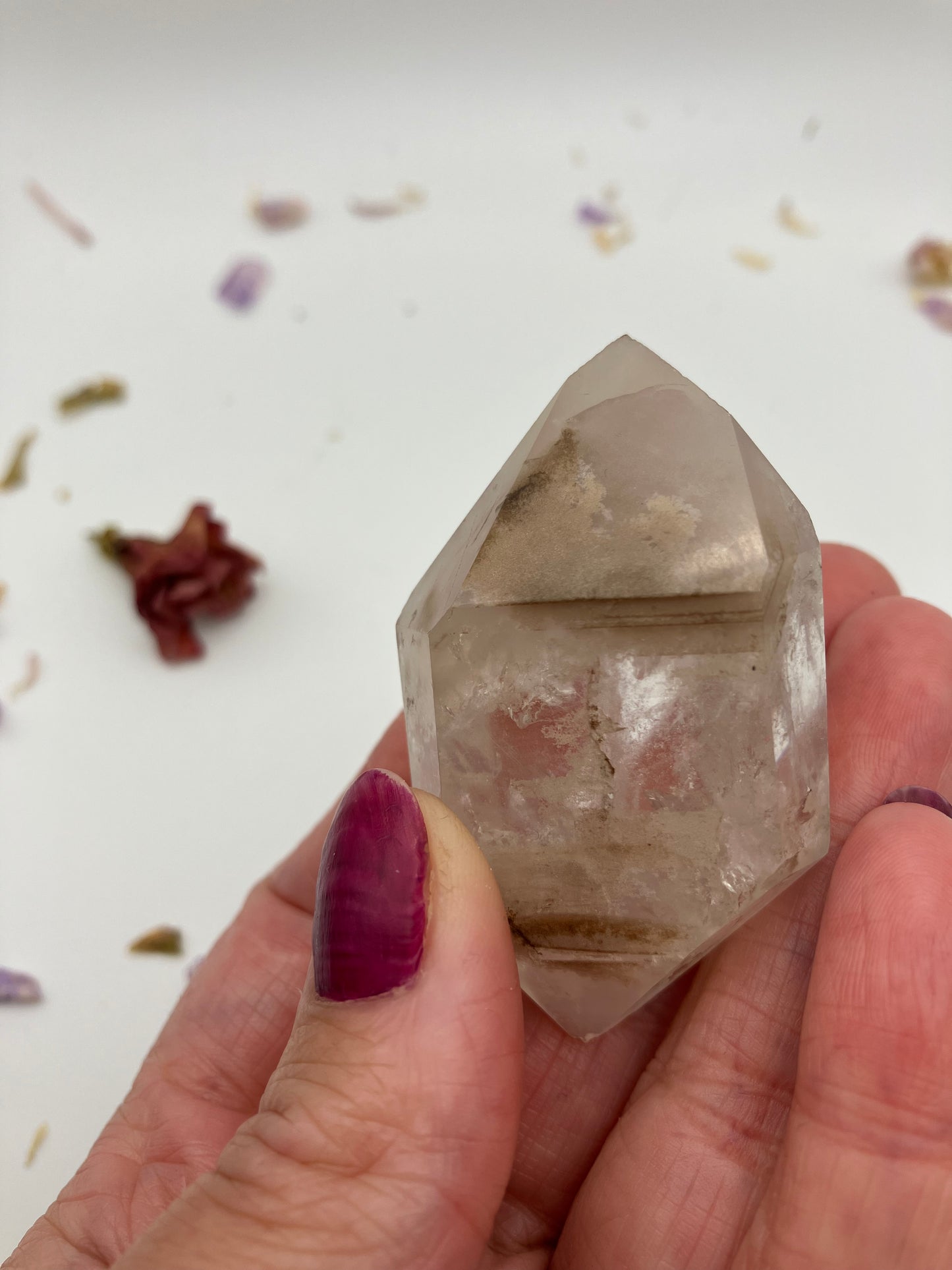 Polished Lithium Quartz DT point