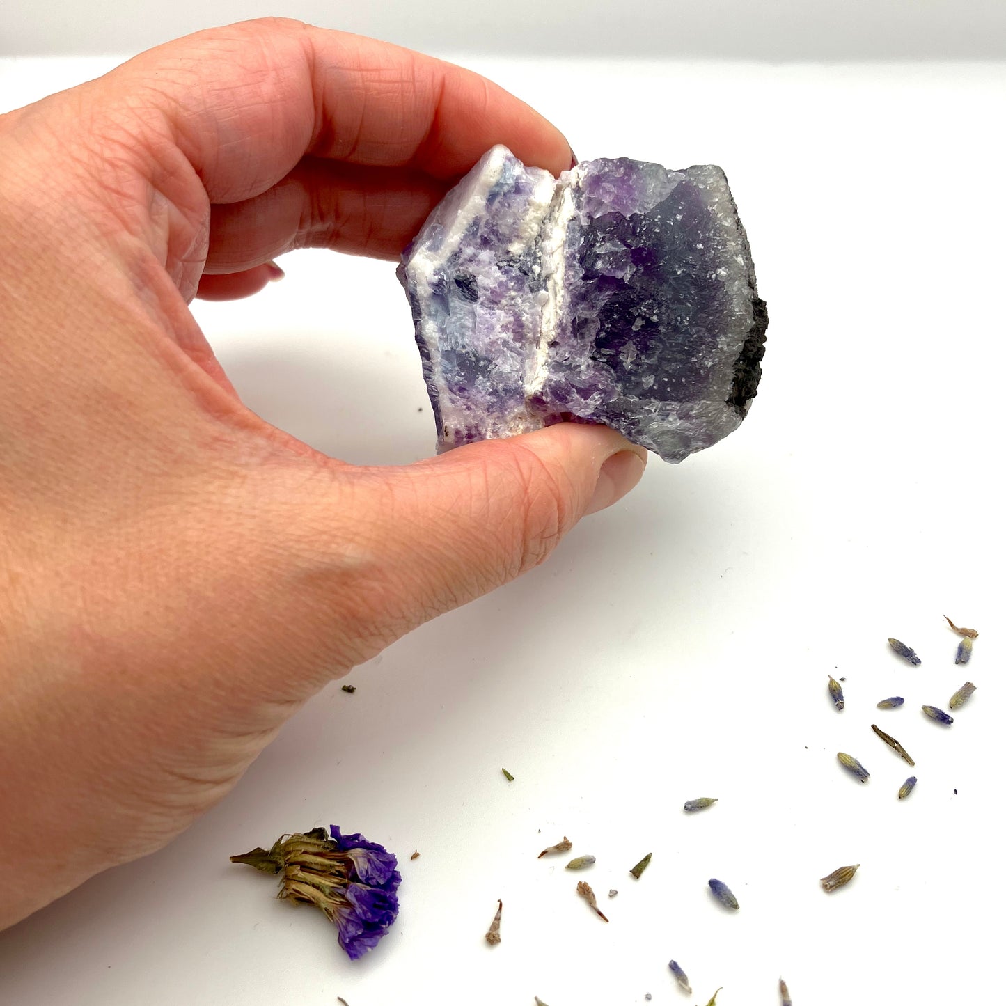 Mainly Purple Rough Fluorite chunk - 94g