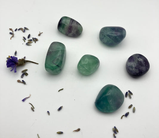 Fluorite tumblestones - 2 sizes