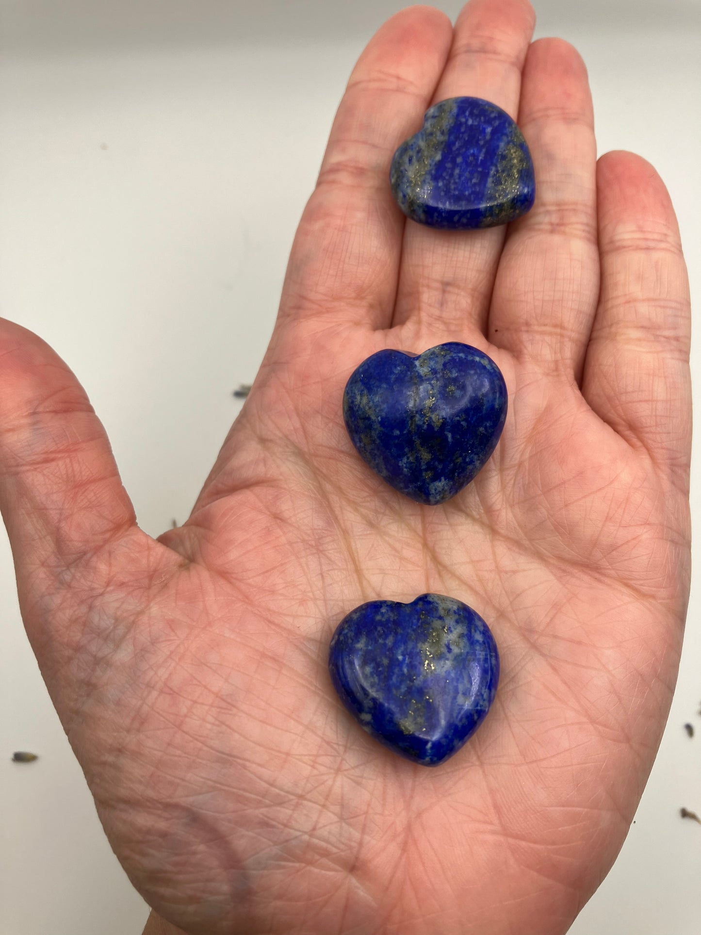 Mini Lapis Lazuli Hearts